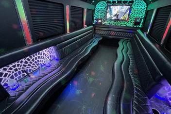 Santa Rosa Limo Bus Interior