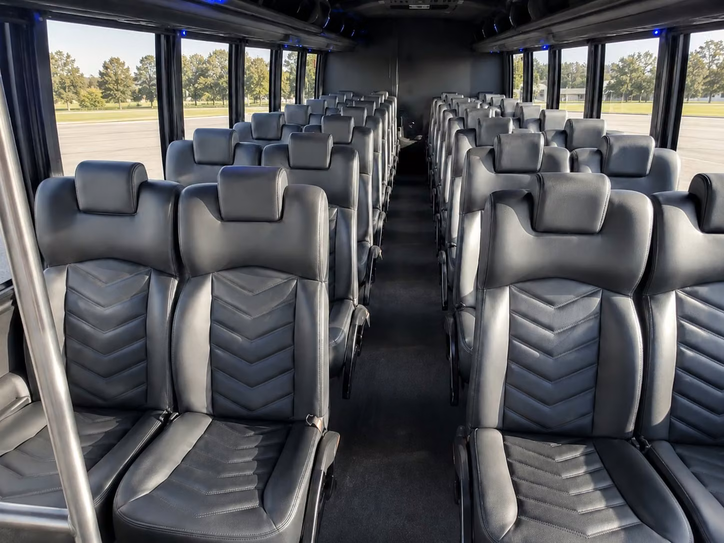 15 passenger minibus inside