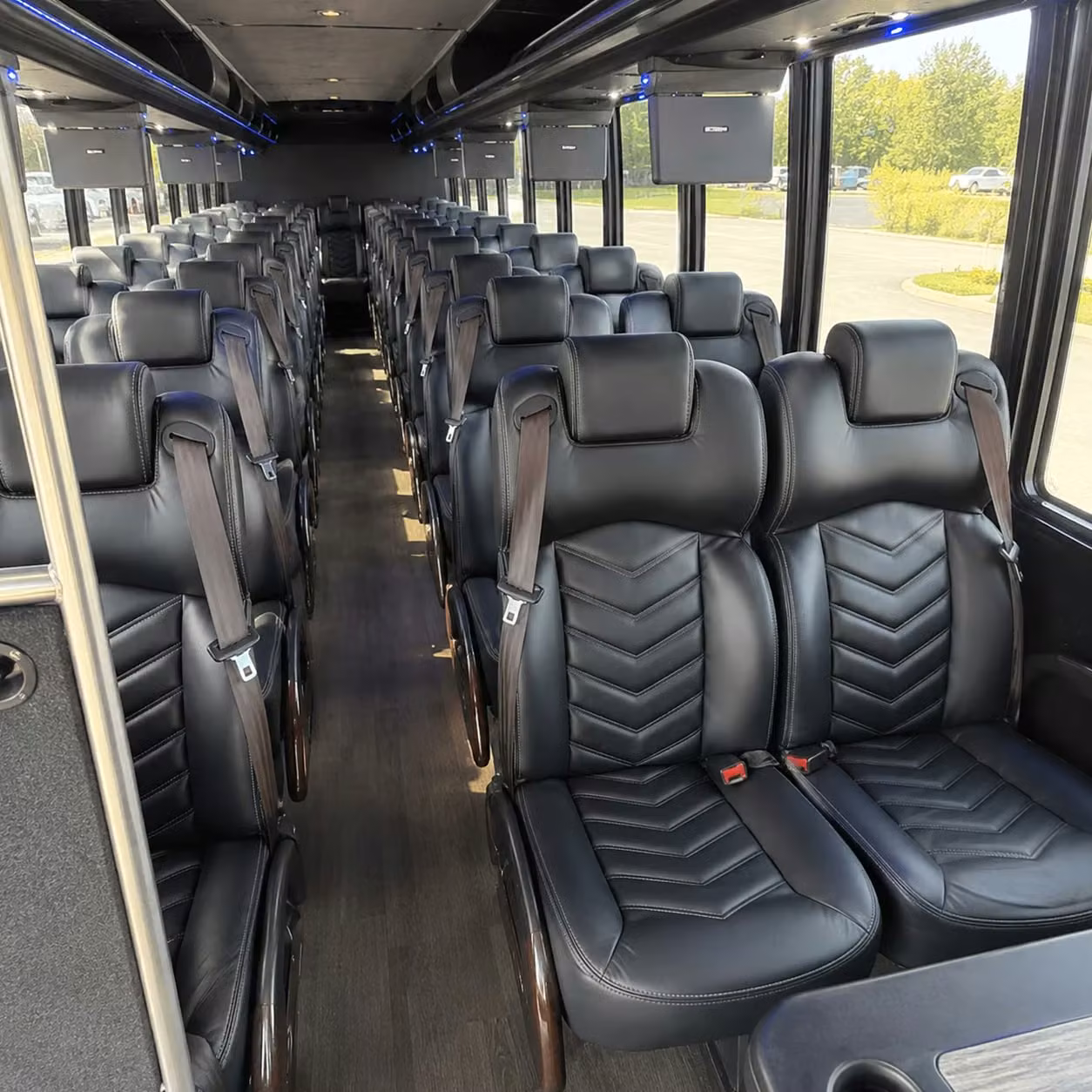 25 passenger minibus inside
