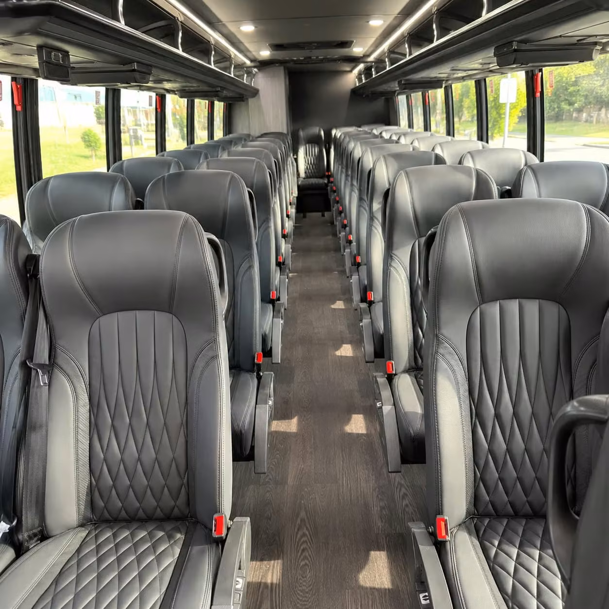 30 passenger minibus inside