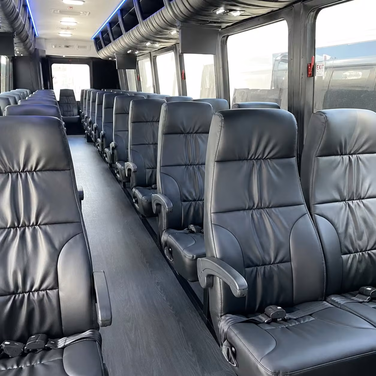 35 passenger minibus inside