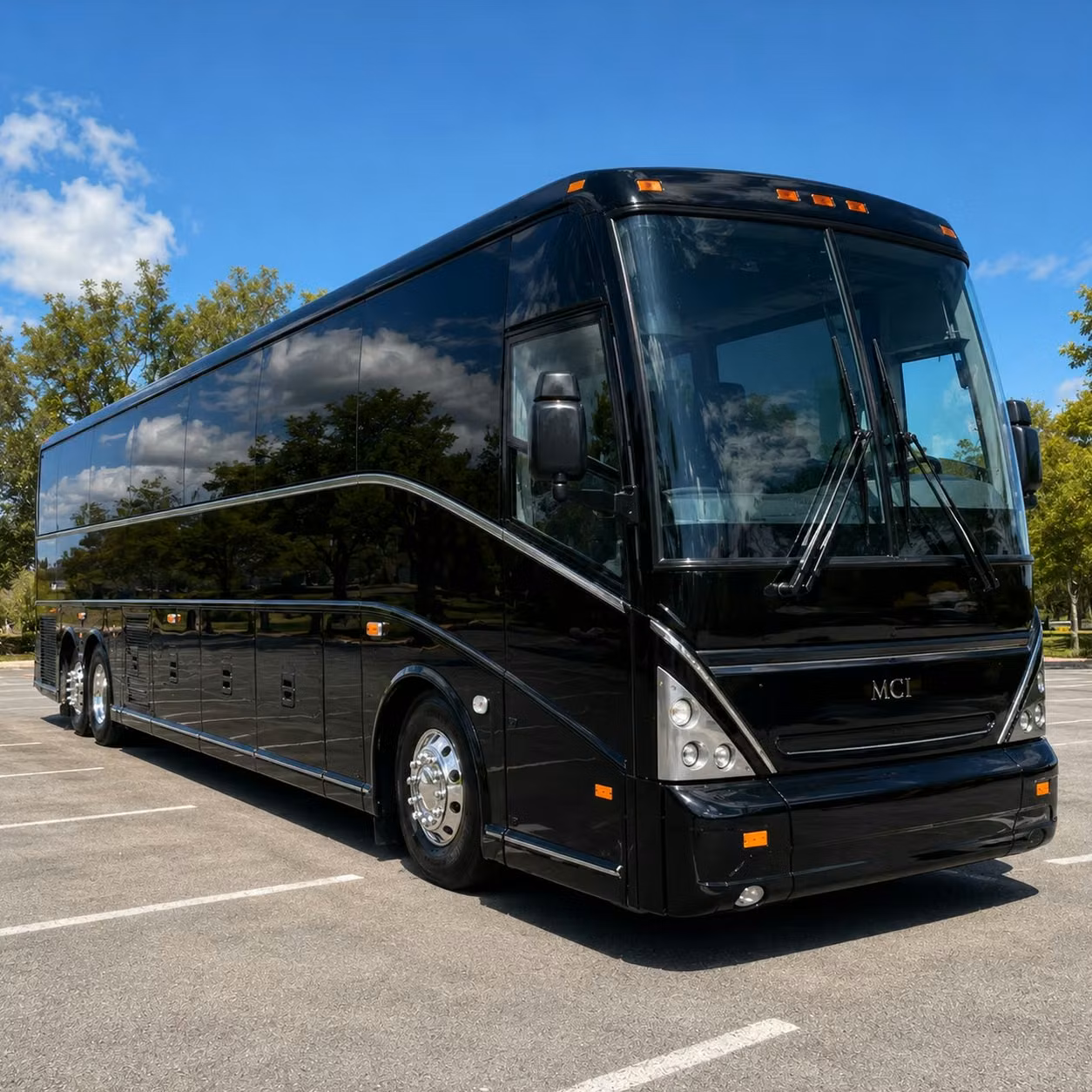 56 passenger charter bus