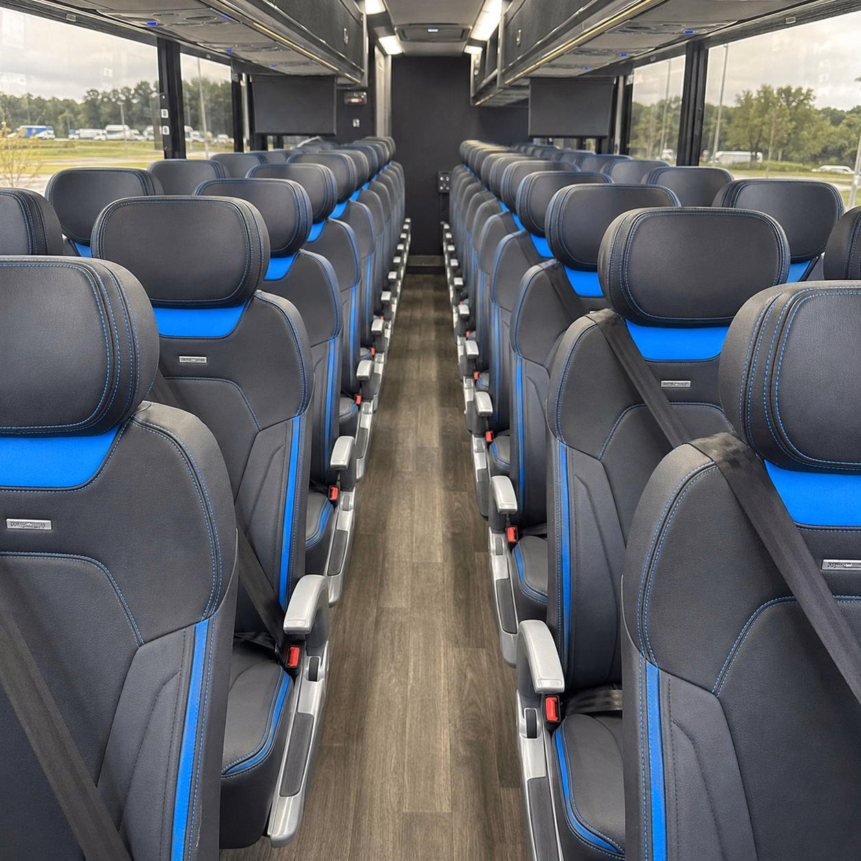 santa rosa charter bus interior