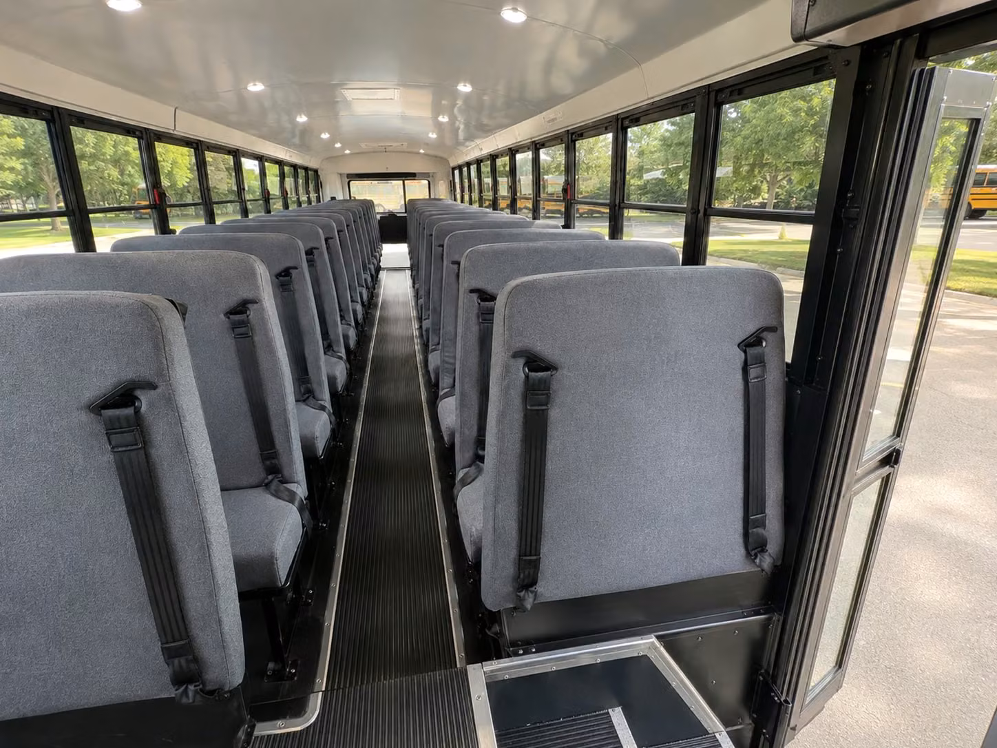 school bus interior